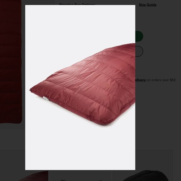 RAB Outpost 700 Sleeping bag left zip - Picture 3 of 7